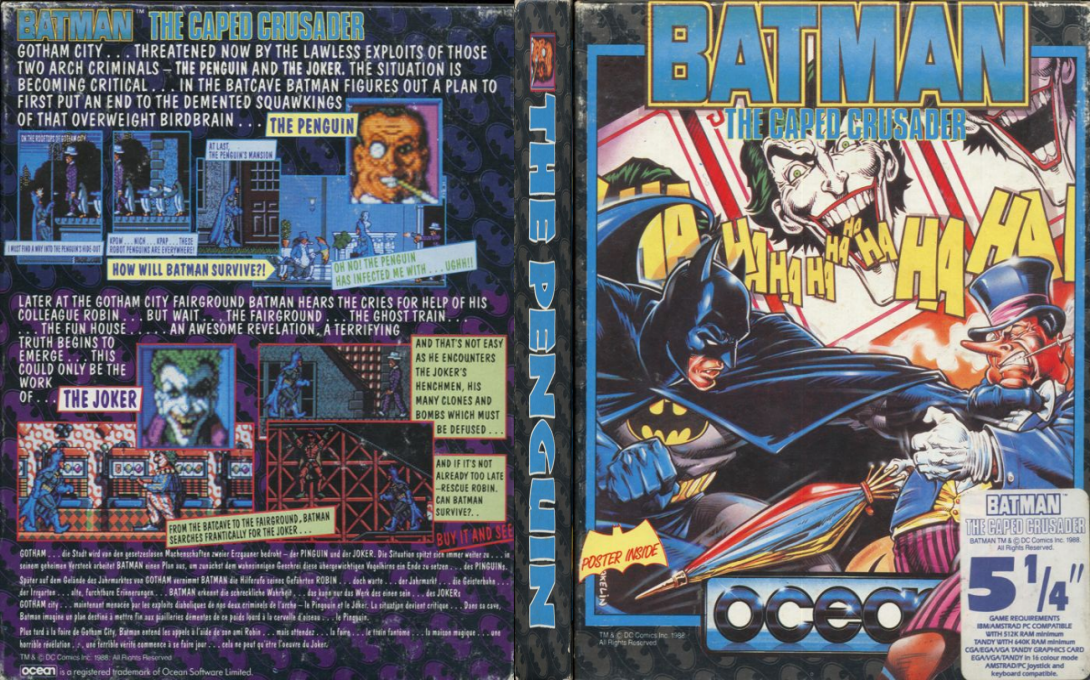 Batman - The Caped Crusader — box-texture (EU)