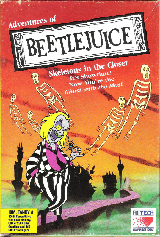 Adventures of Beetlejuice - Skeletons in the Closet box art
