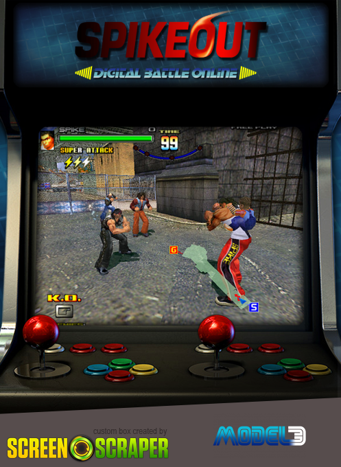 Spikeout: Digital Battle Online — box-2D (SS)