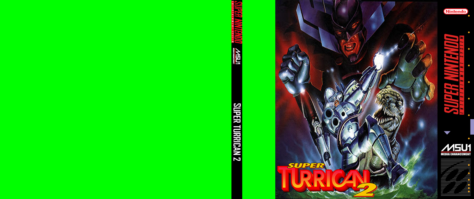Super Turrican 2 — box-texture (WOR)
