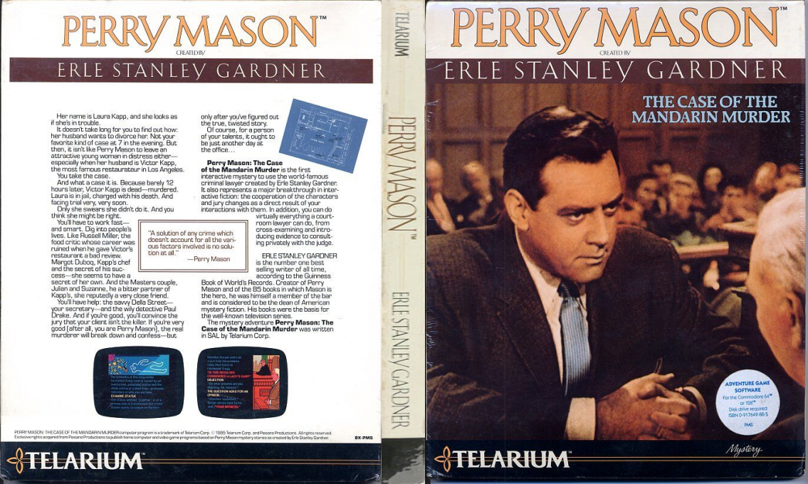 Perry Mason - The Case Of The Mandarin Murder — box-texture (US)