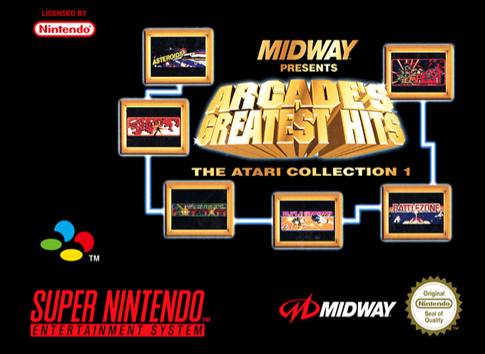 Arcade's Greatest Hits - The Atari Collection 1 — box-2D (EU)