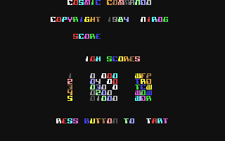 Cosmic Commando — sstitle (WOR)