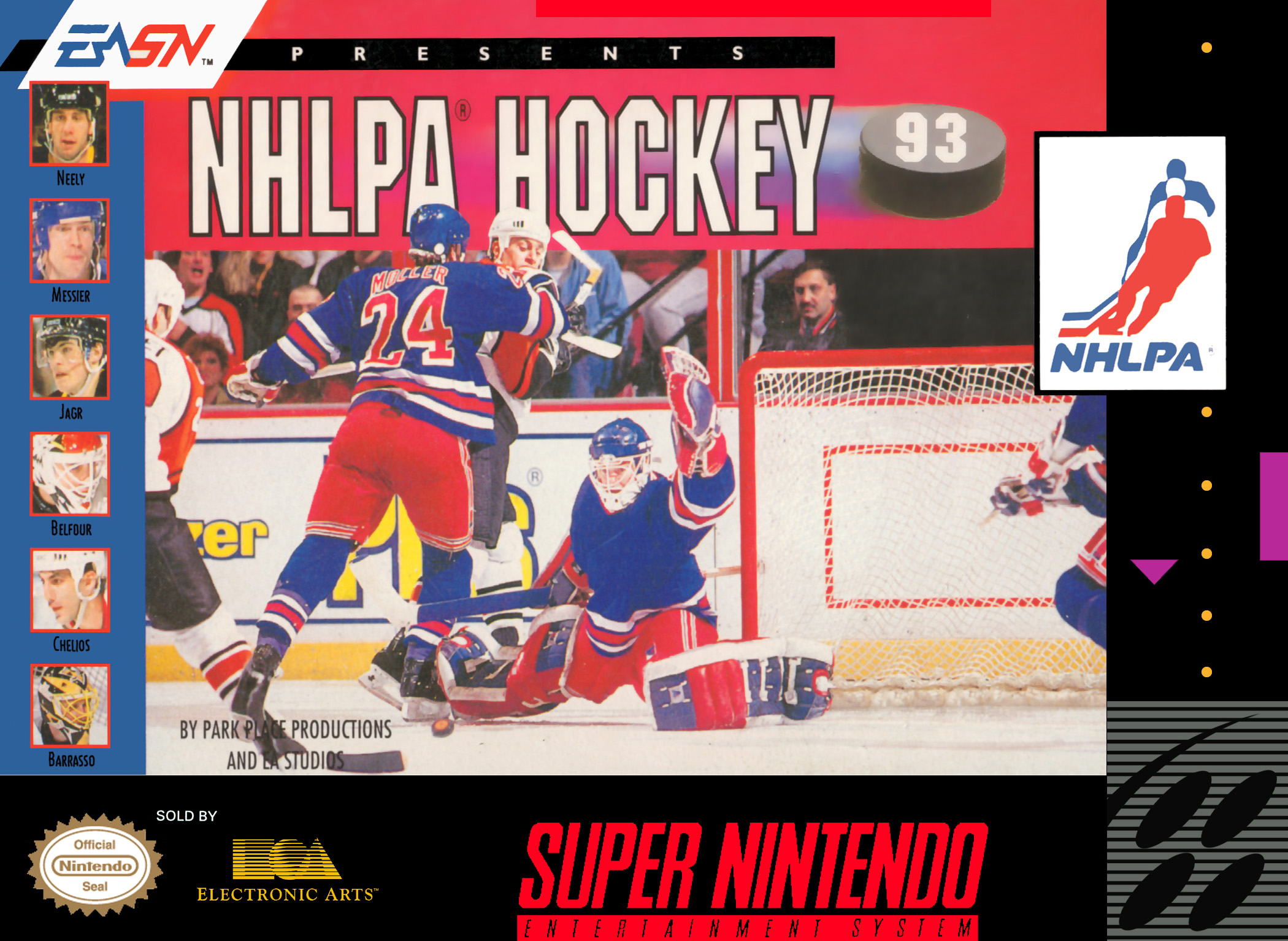 Nhlpa Hockey 93 box art