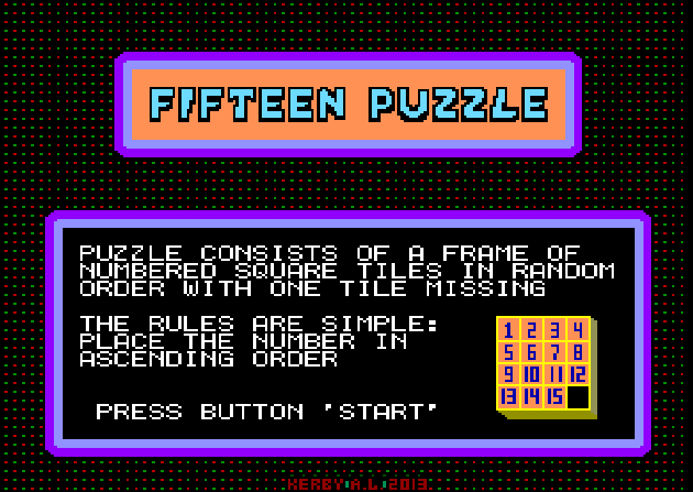 Fifteen Puzzle — sstitle (WOR)