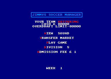 Jimmy's Soccer Manager — sstitle (EU)