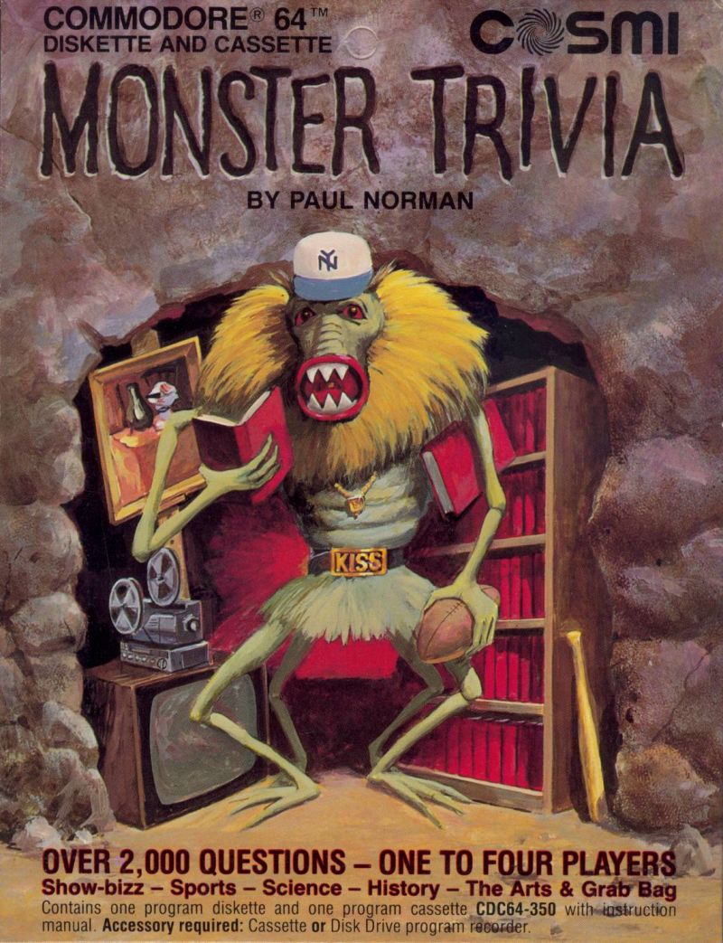 The Trivia Monster box art
