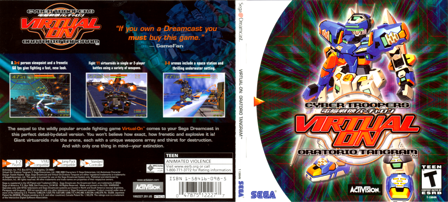 Cyber Troopers Virtual On - Oratorio Tangram — box-texture (US)