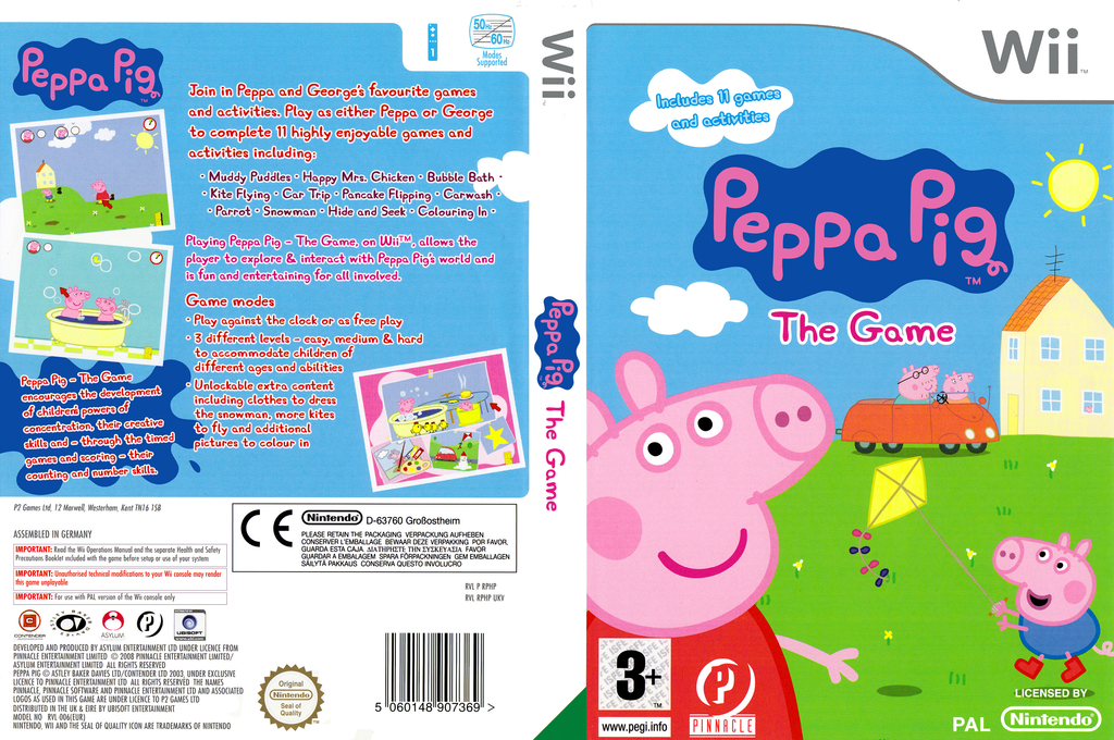 Peppa Pig - The Game — box-texture (EU)
