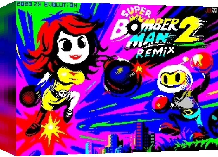 Super Bomberman 2 Remix — box-3D (WOR)