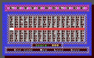Letterslide — ss (WOR)