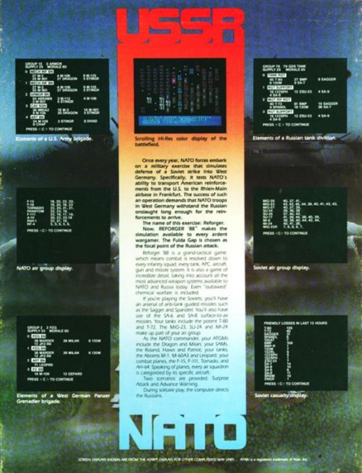 Reforger '88 — box-2D-back (EU)