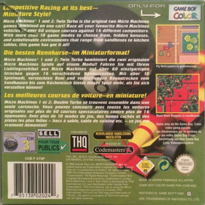 Micro Machines 1 And 2 - Twin Turbo — box-2D-back (EU)