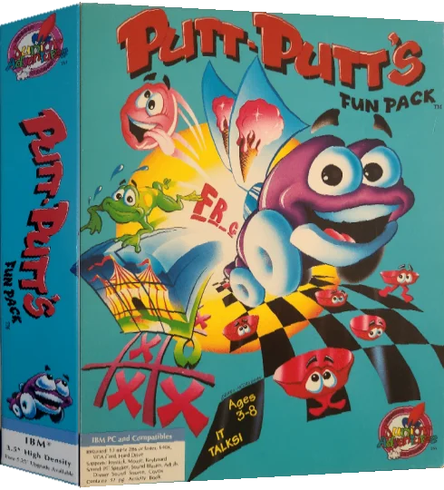 Putt-putt's Fun Pack — box-3D (US)