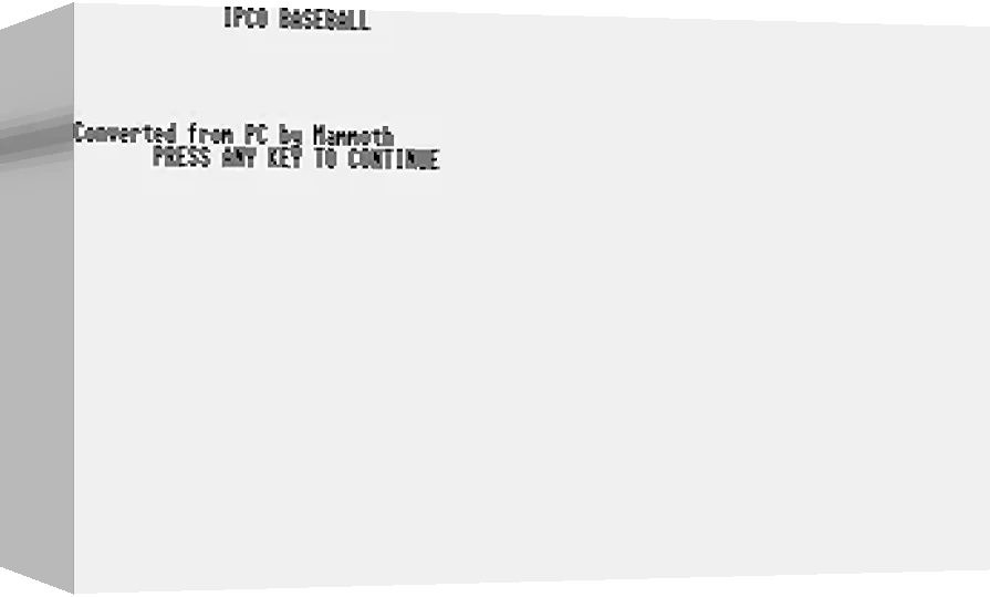 IPCO Baseball — box-3D (WOR)