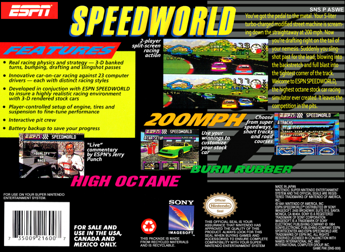 Espn Speed World — box-2D-back (US)