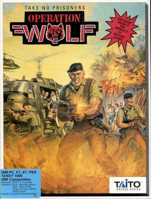 Operation Wolf box art