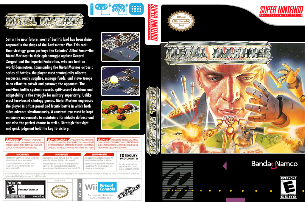 Metal Marines — box-texture (US)