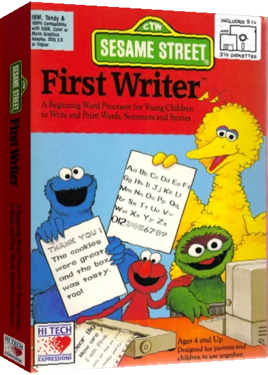 Sesame Street - First Writer — box-3D (US)