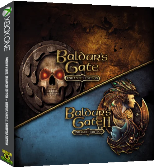 Baldur's Gate: Enhanced Edition + Baldur's Gate II: Enhanced Edition — box-3D (WOR)