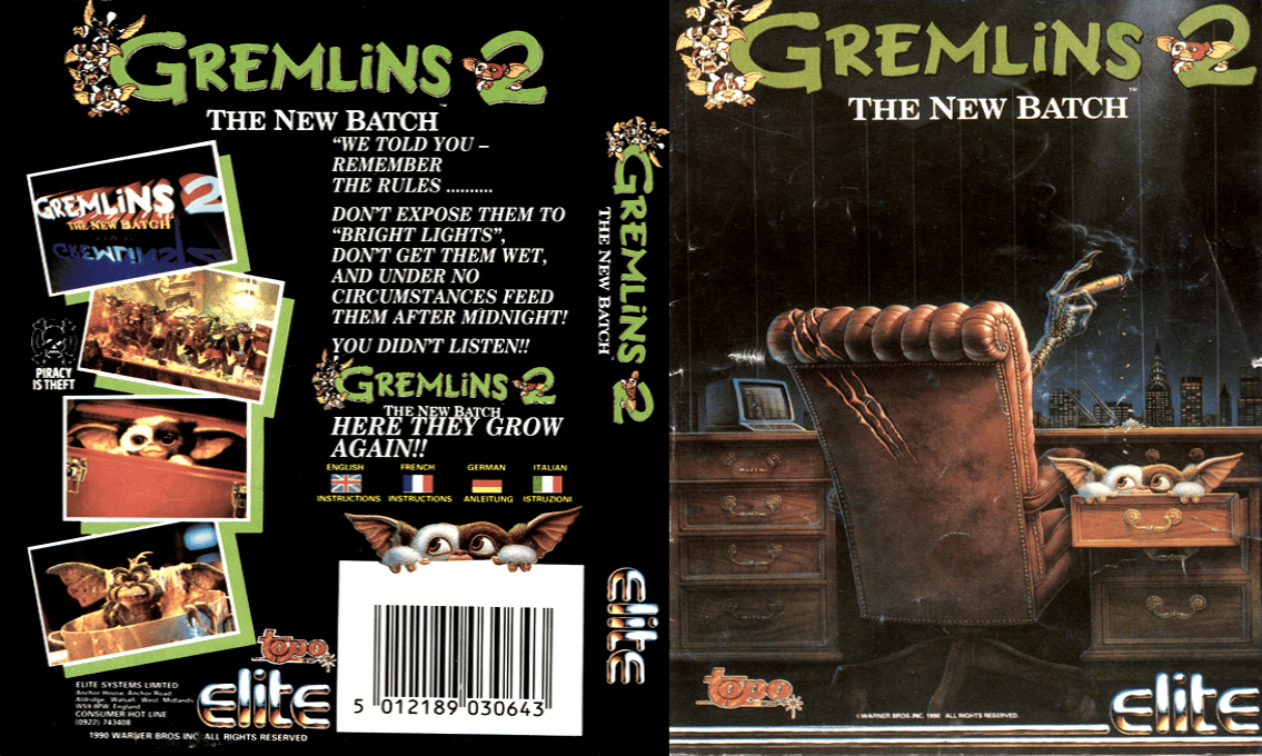 Gremlins 2 - The New Batch — box-texture (EU)
