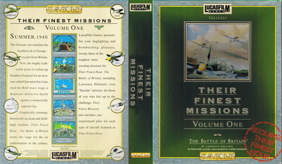 Their Finest Missions - Volume 1 — box-texture (EU)