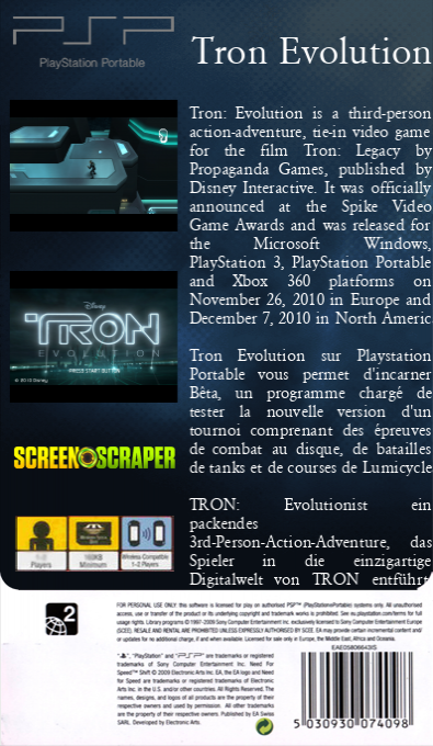 TRON - Evolution — box-2D-back (SS)