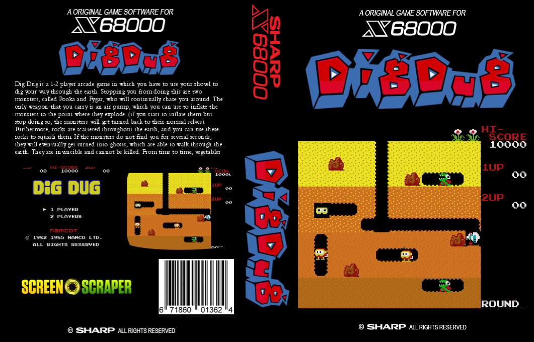Dig Dug — box-texture (SS)