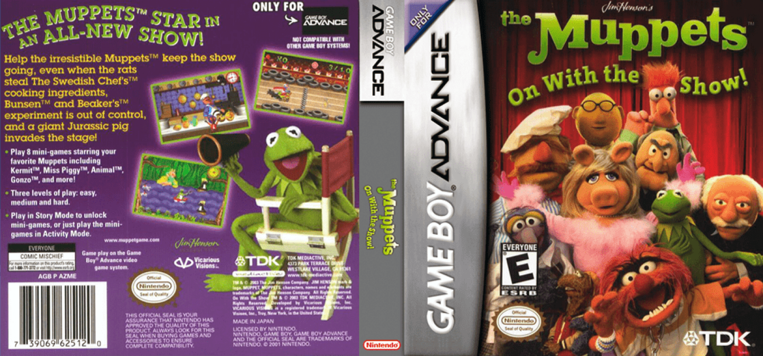 Muppets, The - On With The Show! — box-texture (US)