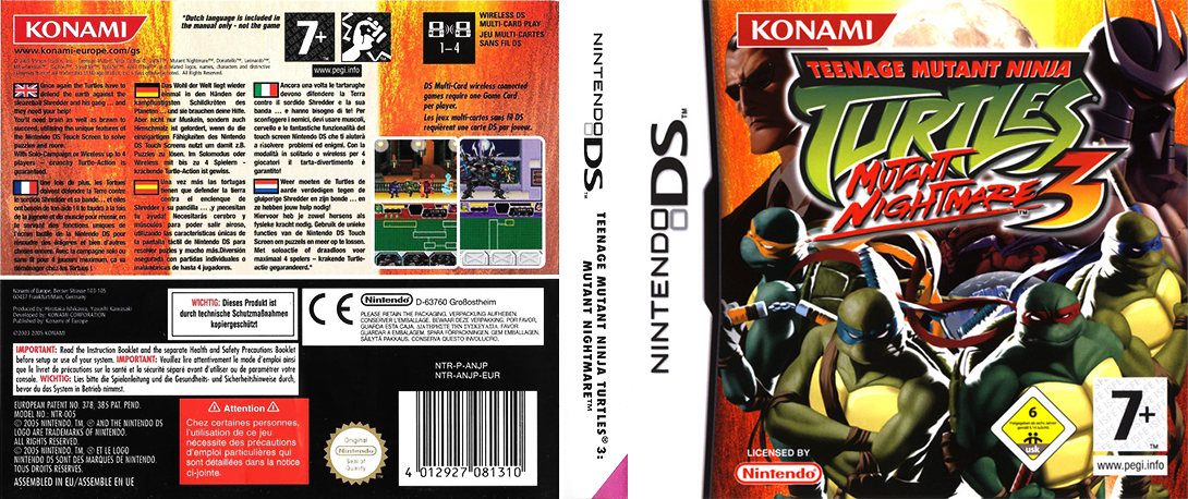 Teenage Mutant Ninja Turtles 3 - Mutant Nightmare — box-texture (EU)