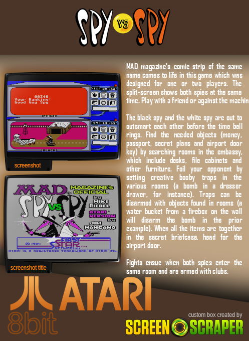 Spy Vs Spy — box-2D-back (SS)