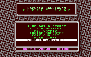 The Puzzle Page #140 — ss (WOR)