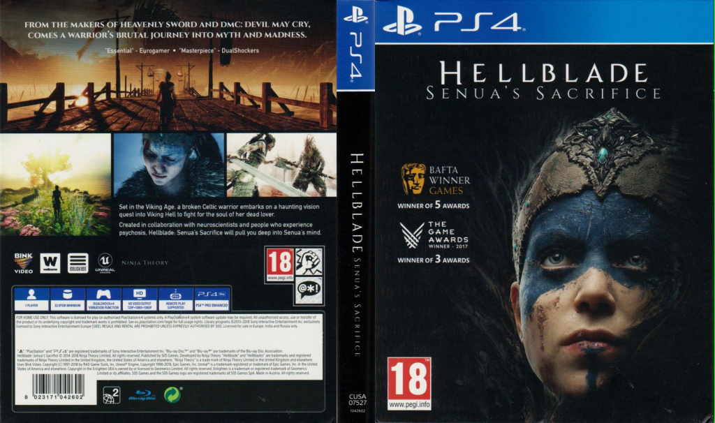 Hellblade: Senua's Sacrifice — box-texture (EU)