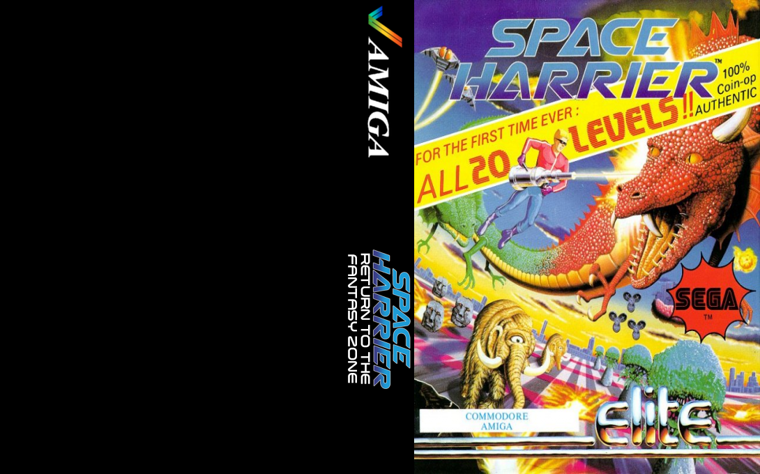 Space Harrier - Return To The Fantasy Zone — box-texture (WOR)