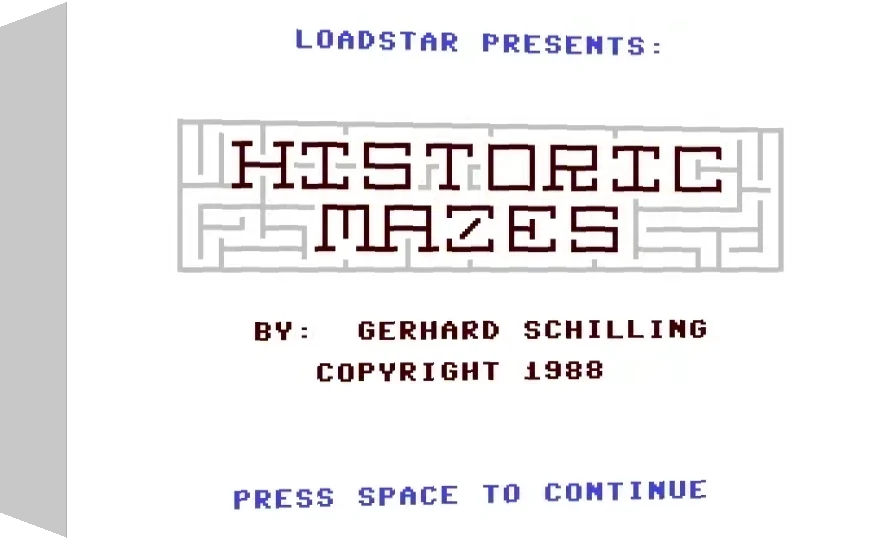 Historic Mazes — box-3D (WOR)