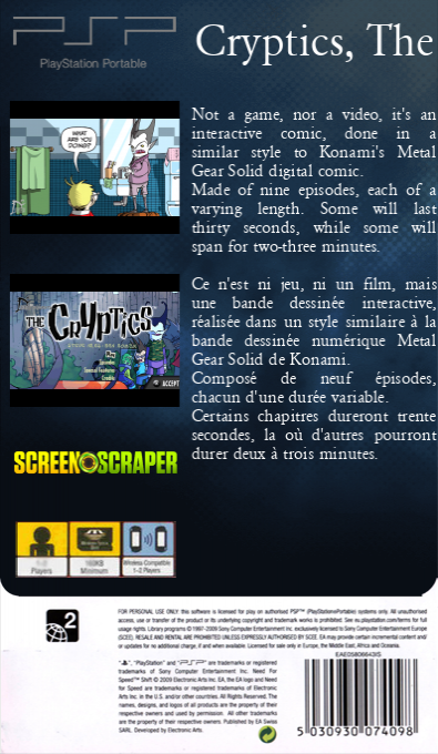 Cryptics, The — box-2D-back (SS)