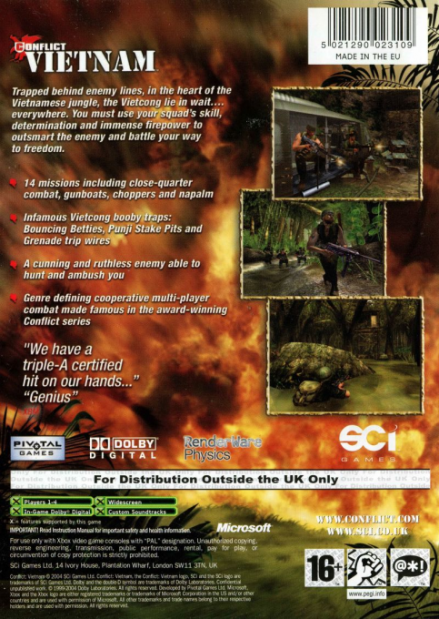 Conflict - Vietnam — box-2D-back (EU)