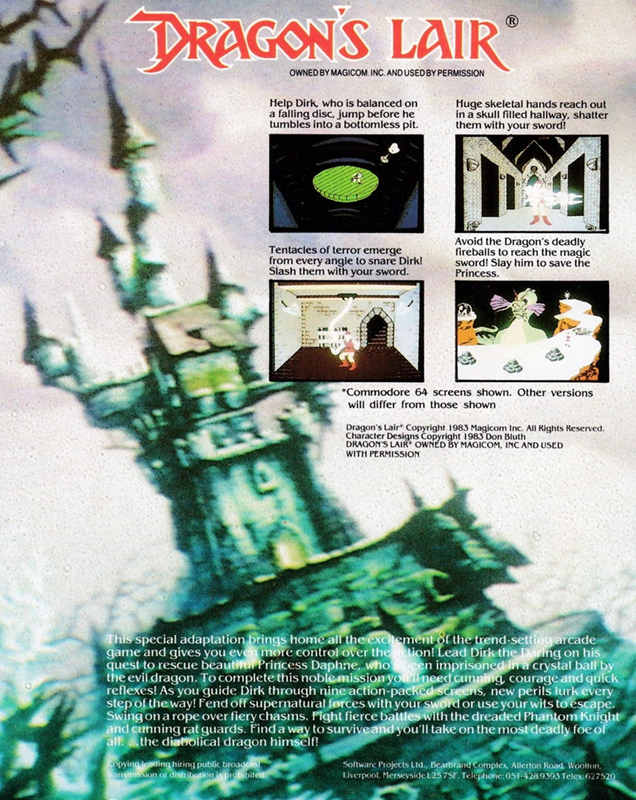 Dragon's Lair — box-2D-back (EU)