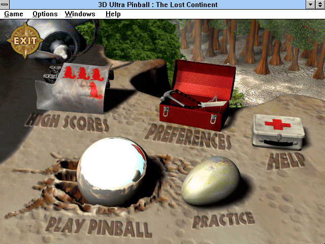 3-D Ultra Pinball: The Lost Continent — sstitle (WOR)