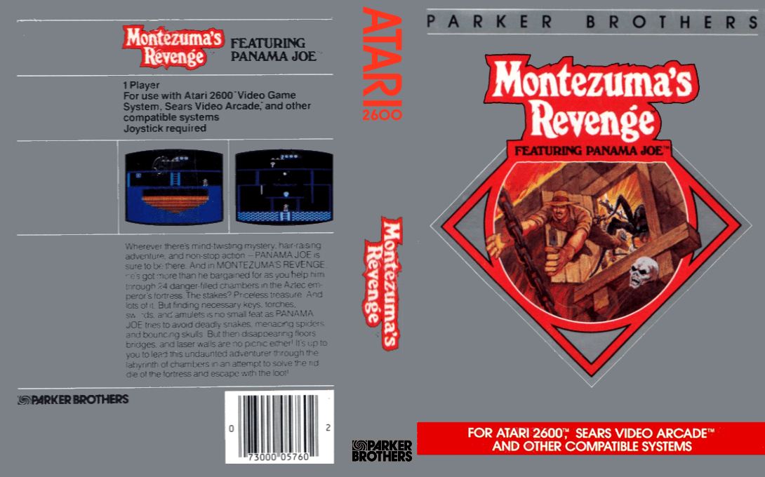 Montezuma's Revenge — box-texture (US)