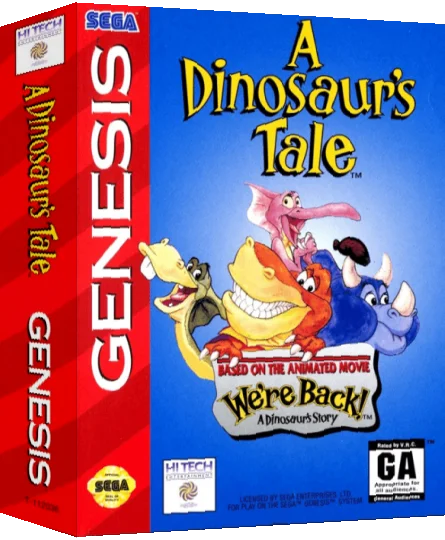 Dinosaur's Tale, A — box-3D (US)