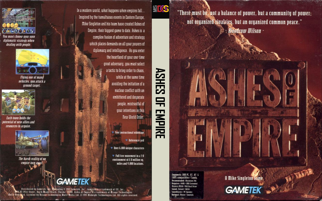 Ashes Of Empire — box-texture (US)