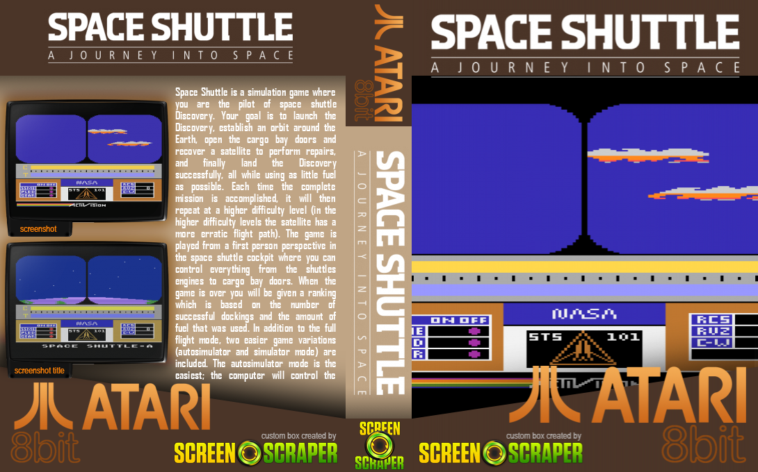 Space Shuttle - A Journey Into Space — box-texture (SS)