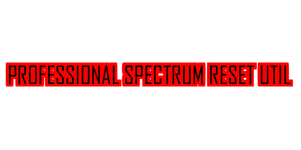 Professional Spectrum Reset Util — wheel-hd (SS)