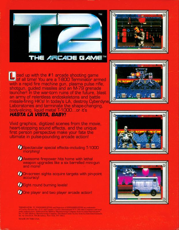 T2 - The Arcade Game — box-2D-back (US)