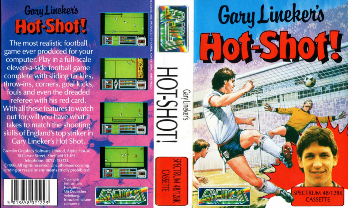 Gary Lineker's Hot-Shot! — box-texture (EU)
