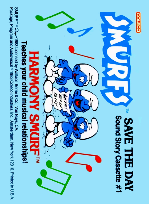 Smurfs Save The Day box art