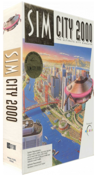 SimCity 2000 — box-3D (EU)
