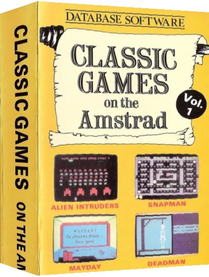 Classic Games On The Amstrad Vol. 1 — box-3D (EU)