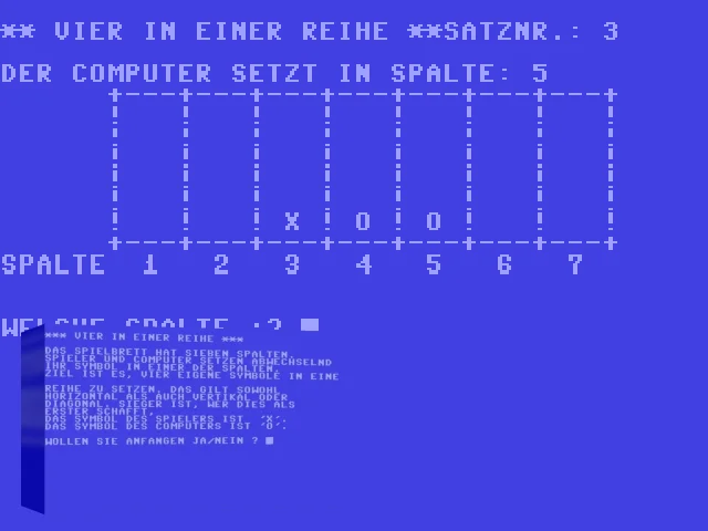 Vier in einer Reihe — mixrbv2 (WOR)